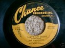 RARE Doo Wop 45 The Flamingos Chance Lbl. # 1140