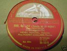 Schubert Violin Sonata / Henry Merckel 3 French HMV 78s
