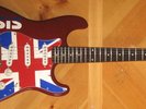 Liam & Noel Gallagher OASIS Signed Autographed Guitar