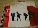 Beatles JAPAN MONO RED VINYL HELP OBI