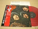 Beatles JAPAN MONO RED VINYL RUBBER SOUL OBI