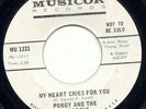 listen PORGY AND THE MONARCHS 60s WL Musicor M- 45 RARE
