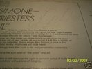 HAND SIGNED NINA SIMONE 
