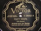 Andrew & Jim Baxter, Victor 38002, E- / V+ to E-