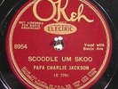 Papa Charlie Jackson, Okeh 8954, E- to E