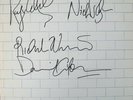 PINK FLOYD *THE WALL Signed By All 4* DAVID GILMOUR