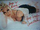 ANASTACIA sexy promo poster *SIGNED W/ MESSAGE & PROOF*