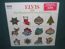 Elvis Presley WW Of Christmas LP W/ Sticker Photo MINT