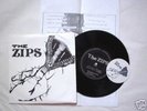 The Zips Take Me Down UK Punk EP with flyer + badge