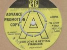 JASON KNIGHT - Our Love Is Getting Stronger / Pye PROMO