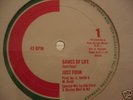 JUST FOUR Games Of Life DISCO/RAP/ELECTRO/BOOGIE 12
