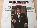 DEAN MARTIN autographed signed ALBUM / LP w/COA