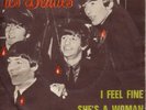 THE BEATLES  FRENCH JUKE BOX SO 10125  I Feel Fine