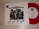 4 BEATLE AUTOGRAPHED 45 RED VINYL 1968  APPLE 7