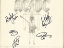 AC/DC BAND SIGNED 'FLICK OF THE SWITCH' ALBUM