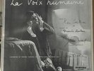 COCTEAU - POULENC la voix humaine / RICORDI
