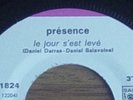 disque vinyl PRESENCE 1er de BALAVOINE ultra-rare