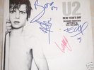 U2 NEW YEAR'S DAY 1983 AUTOGRAPHED