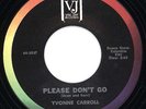 CLASSIC NORTHERN SOUL 45 YVONNE CARROLL ON V-J  LISTEN