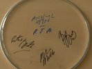 R.E.M autographed DRUM SKIN with COA