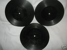 (3)THREE E. BERLINER'S  GRAMOPHONE  RECORDS     L K