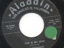 The Chestnuts on ALADDIN, 45 RPM