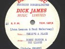 Dick James Beatles acetate Beat Demo disc 45 Kestrels