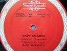 Vlado Perlemuter, Chopin Ballades, Nimbus Pressing lp