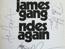 THE JAMES GANG *AUTOGRAPHED  Rides Again  LP* JOE WALSH