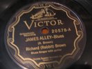 Blues 78 rpm: Richard (Rabbit) Brown, Victor 20578, E+