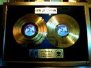 LED ZEPPELIN-GOLDENE SCHALLPLATTE-GOLD RECORD-VINYL