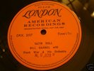 BILL DARNEL tell me more 1956 UK LONDON DEMO 45'S NMINT