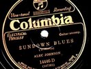 MEGA  RARE 78 ALEC JOHNSON -SUNDOWN BLUES COL 14446 M-