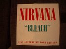 NIRVANA Bleach LP 1992 Australian Tour Edition RARE NM