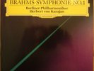 DG DIGITAL BRAHMS SYMPHONY NO.1 KARAJAN 1987 NM LP