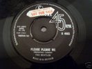 BEATLES PLEASE PLEASE ME RARE 3RD PRESS FACTORY SAMPLE