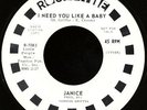 NORTHERN SOUL 45 - JANICE Near Mint US PROMO 7