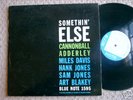 Cannonball Adderley LP Somethin' Else Blue Note ORIG
