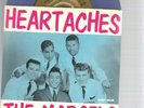ep the marcels:heartaches blue vynyl colpix 808