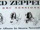 LED ZEPPELIN *SIGNED PROMOTIONAL POSTER* JIMMY PAGE