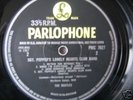 Beatles Sgt  Peppers 1st Press No 