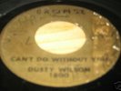 Dusty Wilson NORTHERN SOUL 45 Cant Do Without You