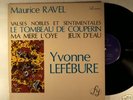 RAVEL.Yvonne Lefébure. Gersande de Sabran.1 LP FR. 197?