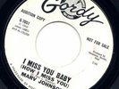 MARV JOHNSON - I MISS YOU BABY   W/D   NORTHERN SOUL