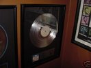 RIAA Iron Maiden Platinum Record Sales Award POWERSLAVE