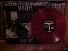 NIRVANA bleach RED VINYL MINT sub pop sonic youth