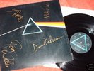 Pink Floyd signed LP W/coa. Dark Side Of The Moon.