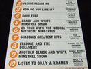 Rare Original 1960's Beatles EMI LP Hit Parade Poster
