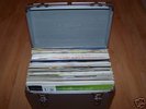 Mix of HOUSE/DANCE Vinyls + Silver FLIGHT BOX