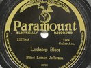 PRE WAR BLUES 78   BLIND LEMON JEFFERSON   PARAMOUNT